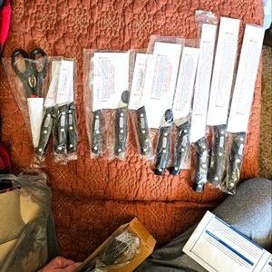 Miracle Blade 13 Piece Knife Set NIB bonus Utility Set